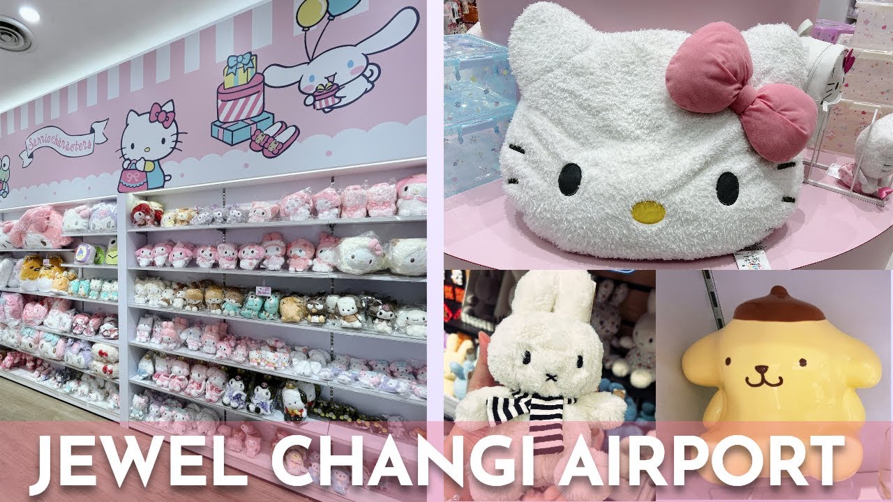 SANRIO Pop up store + MIFFY at Singapore Changi Airport 🌸  三丽鸥, 新加坡樟宜机场 【4K】