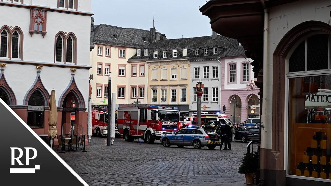 Trier: Auto erfasst und tötet zwei Menschen in Fußgängerzone