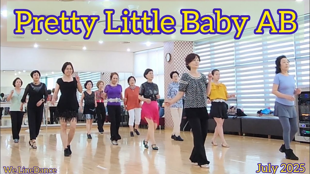 Pretty Little Baby AB linedance  - basic beginner  - Annemaree Sleeth - July 2025