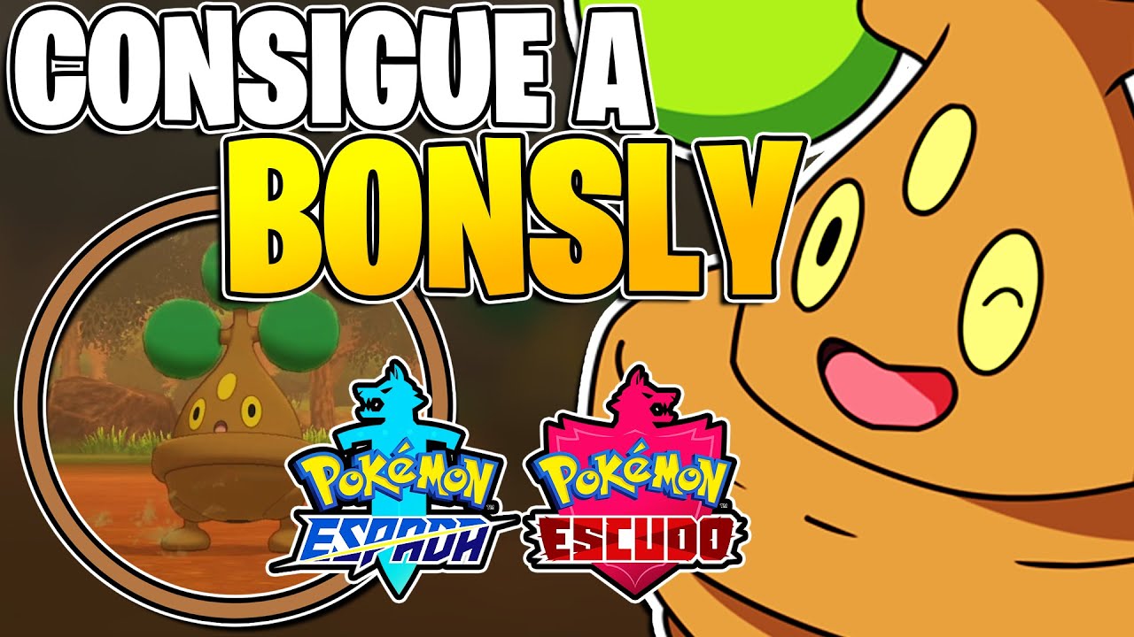 ➡COMO CONSEGUIR a BONSLY🌲 en Pokémon Espada y Escudo!!🤔(¿Cómo evolucionarlo y criarlo?)