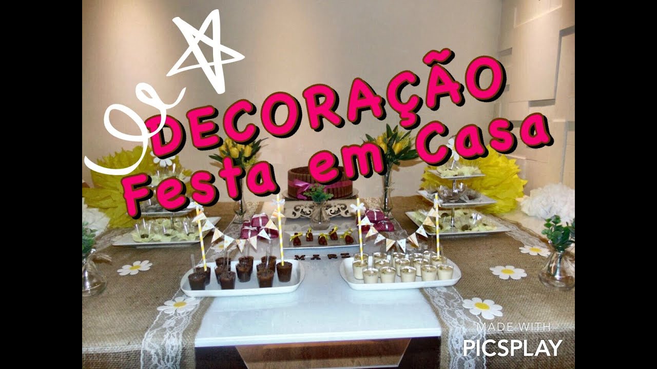 Decoração de Festa em Casa