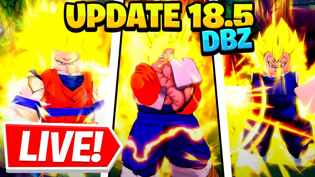 🔴LIVE! UPDATE 18.5, DBZ! GRIND  Anime Adventures, !privateserver