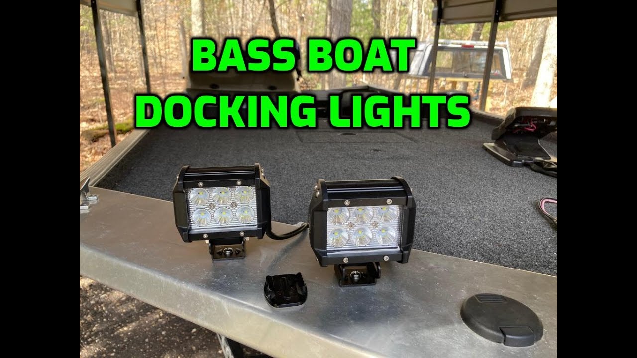 Bass Boat Docking Deck Lights - Lowe Skorpion