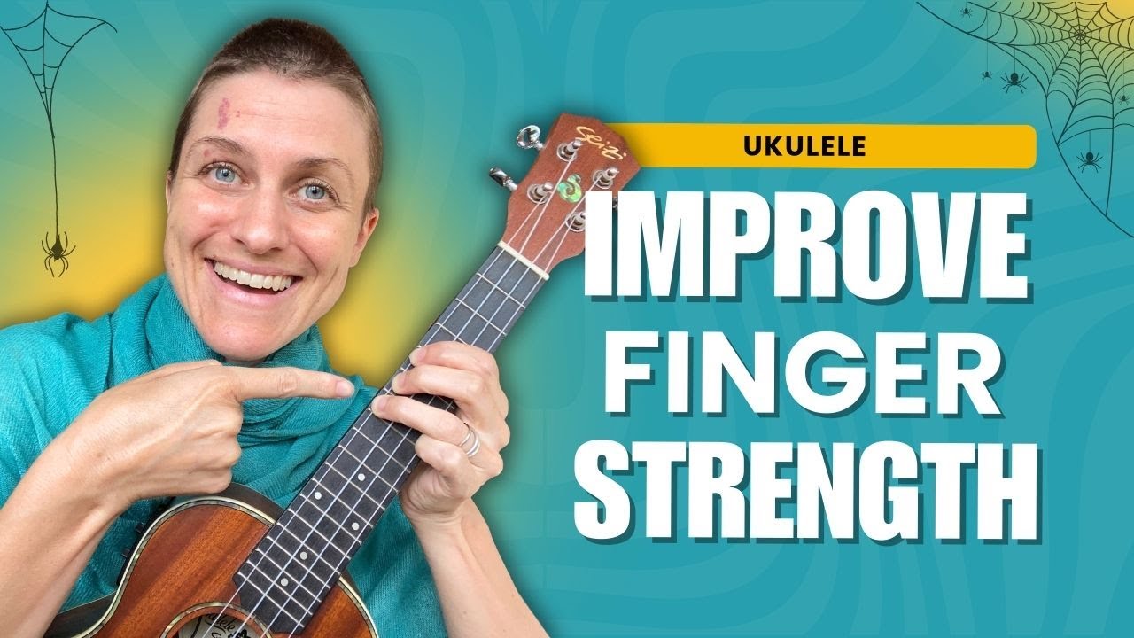 Finger Dexterity Exercise Ukulele: Spider Exercise! 🕷️