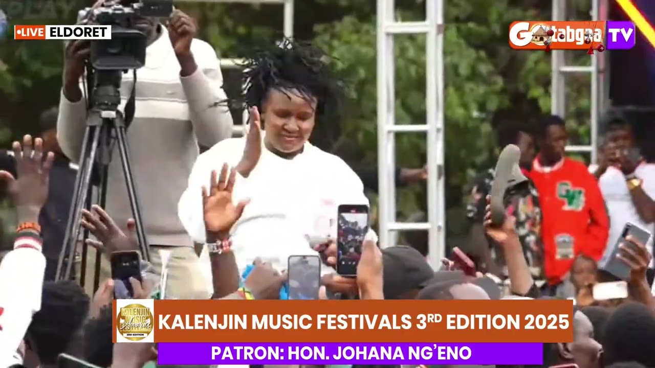 Gloria notes kotestes and TT dancers alongside Hon ngong ole kisiara