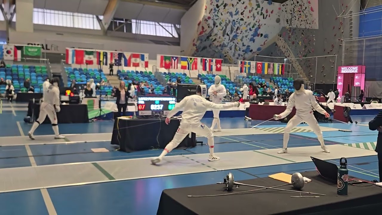 LOPEZ FRA VS PETERSON GER T256 Vancouver Men's Epee 2025