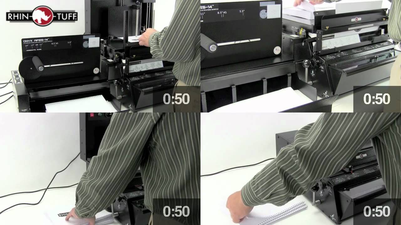 How to Punch and Bind Documents in Half the Time with Rhin-O-Tuff Modules
