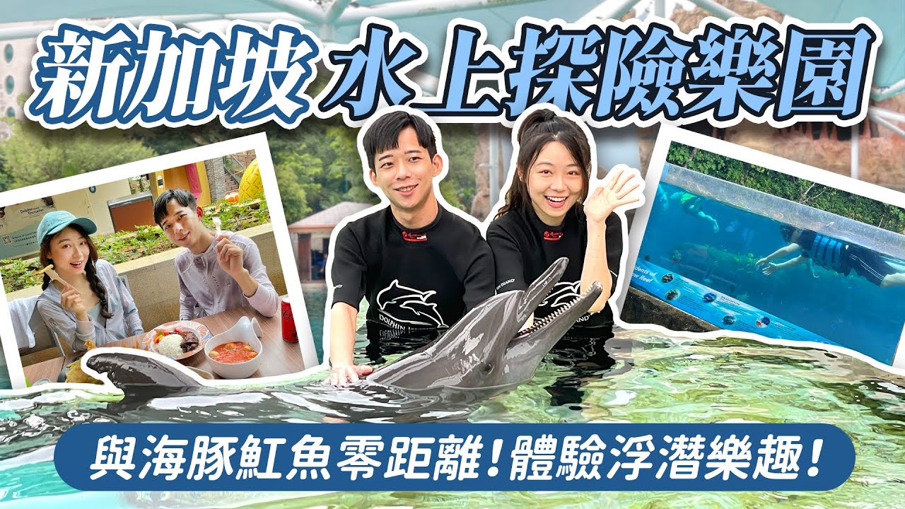 【可樂旅遊｜新加坡聖淘沙名勝世界】水上探險樂園必體驗！與海豚超親密接觸、浮潛超繽紛🐬