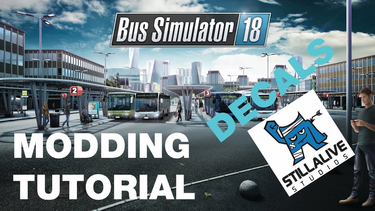 Bus Simulator 18 Modding Tutorial - Decals