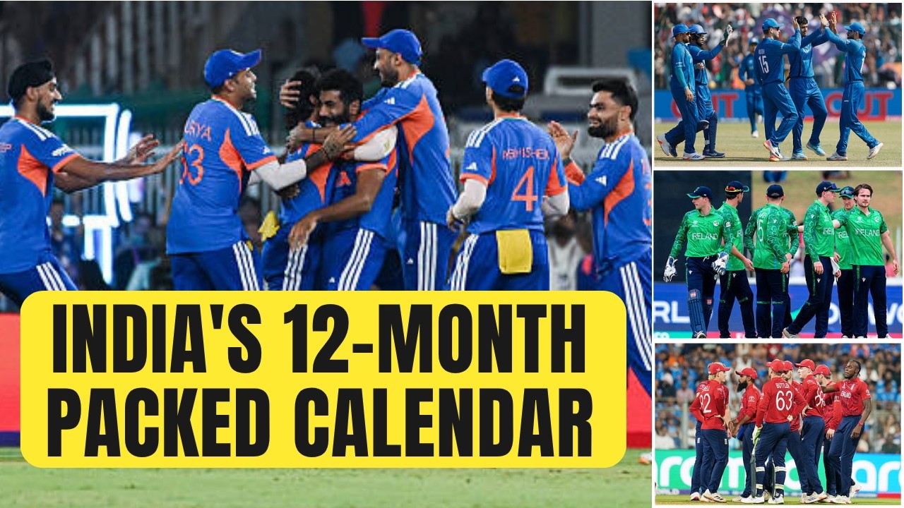After Ireland tour announcement, what is India's 12-month schedule in international cricket?