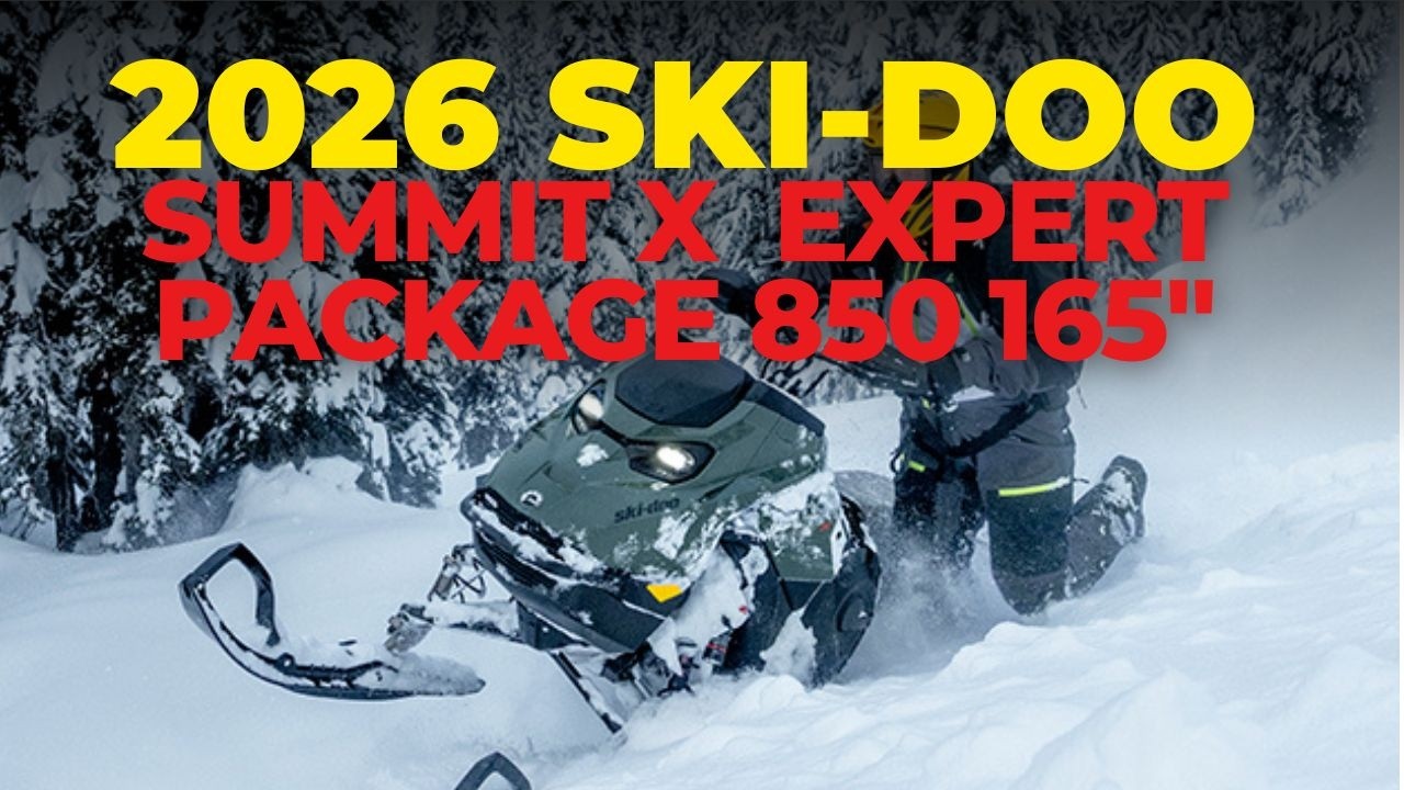 Ski-Doo SUMMIT X 2026 года с пакетом Expert Package 850 165 дюймов