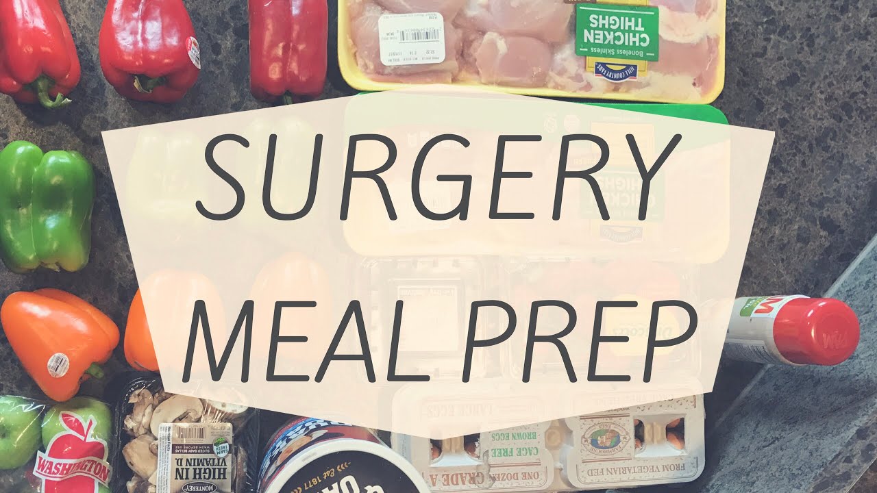 Surgery Meal Prep | For $50 or Less a Week! (FREE Meal Plan in Description)