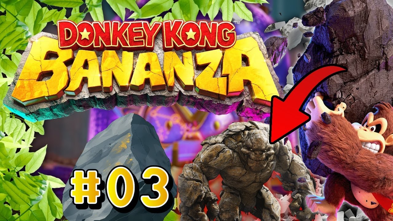 Baboomtown & FELSMONSTER KAMPF!⚔️🪨 - DONKEY KONG BANANZA 100% - #03