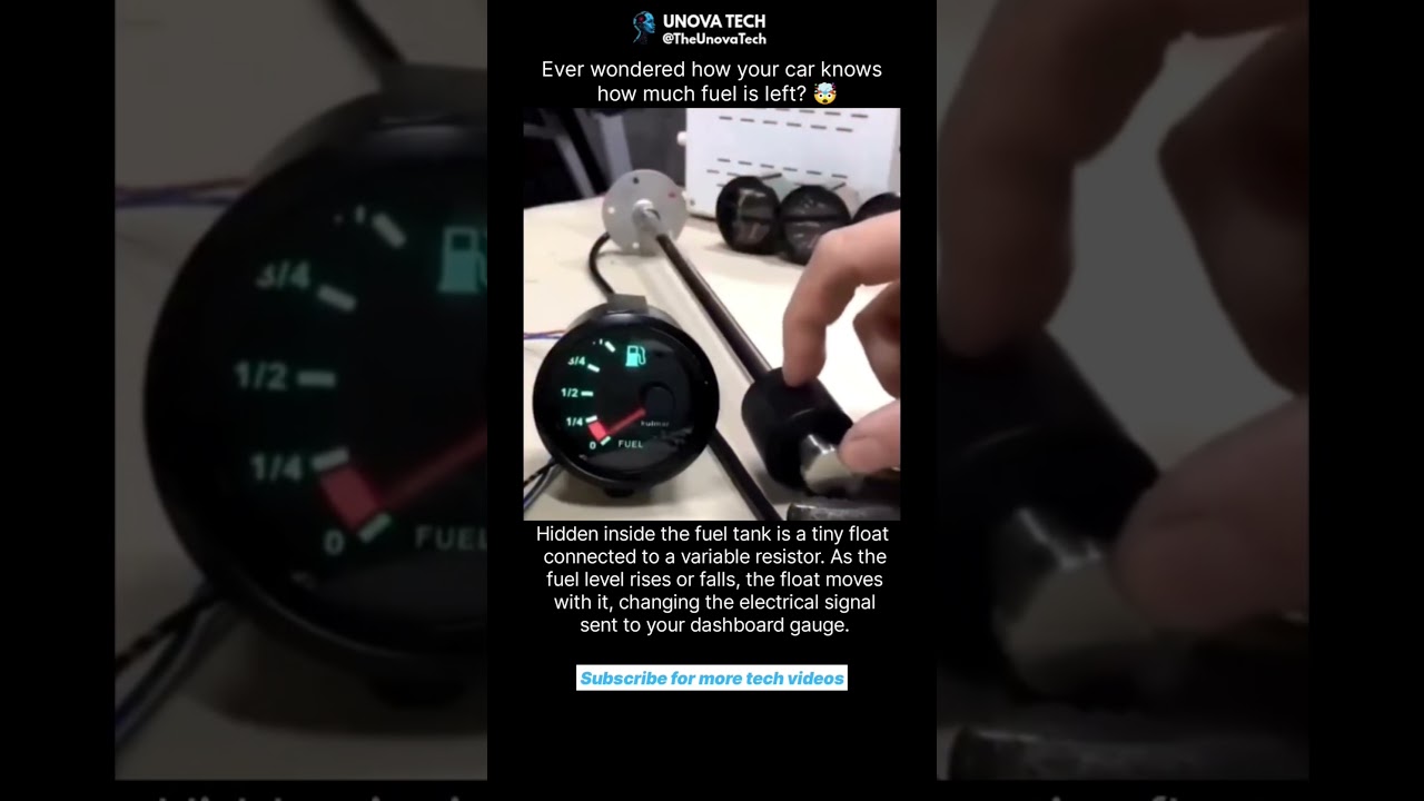 Here's How Your Car Measures the Fuel in Your Tank 🤯