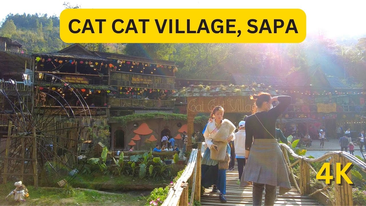 [4K] Cat Cat Village, Sapa, Walking Tour