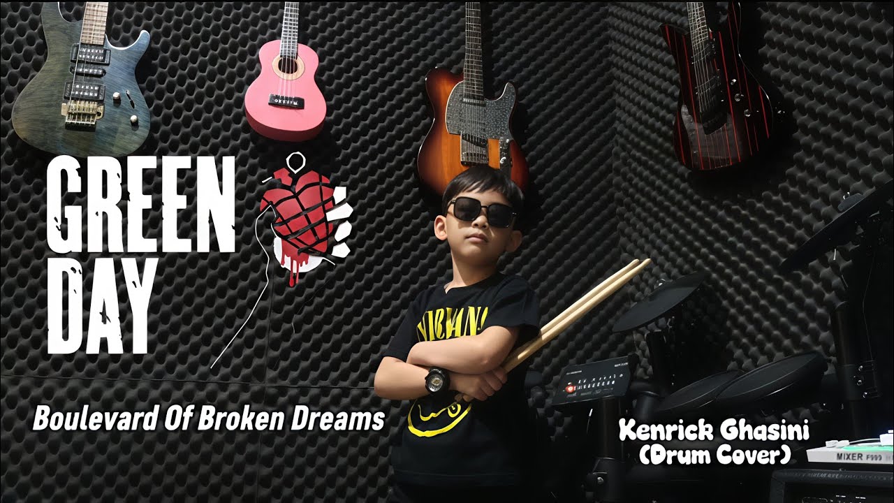 Green Day - Boulevard Of Broken Dreams ( Kenrick Ghasini Drum Cover ) #drums #drummer #music #fyp 