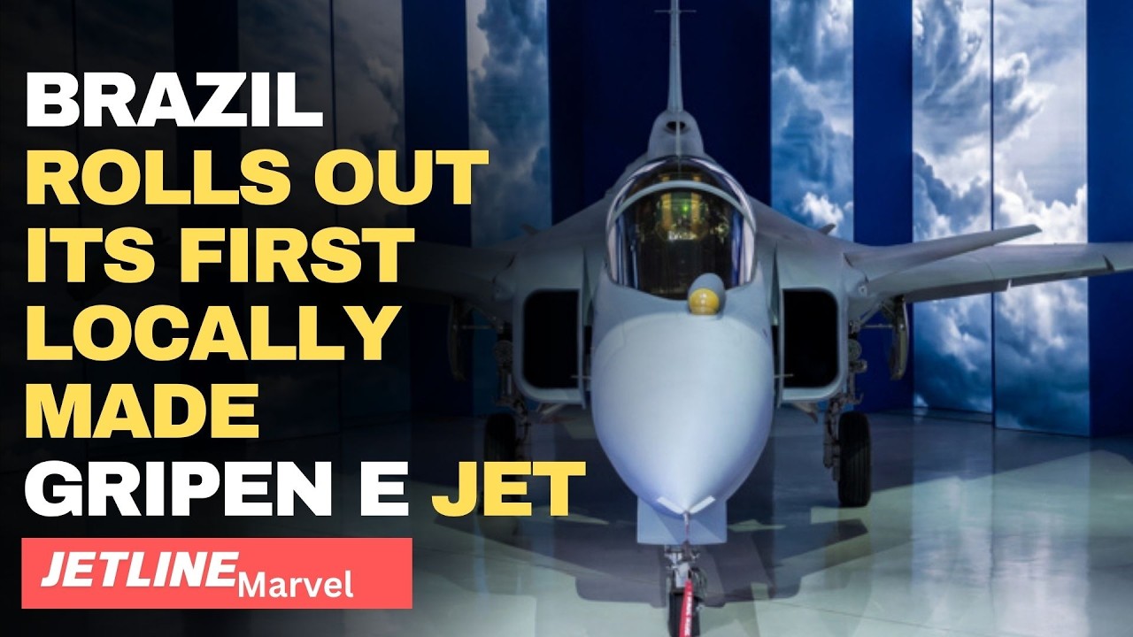 Embraer и Saab представили первый истребитель Gripen E бразильского производства.