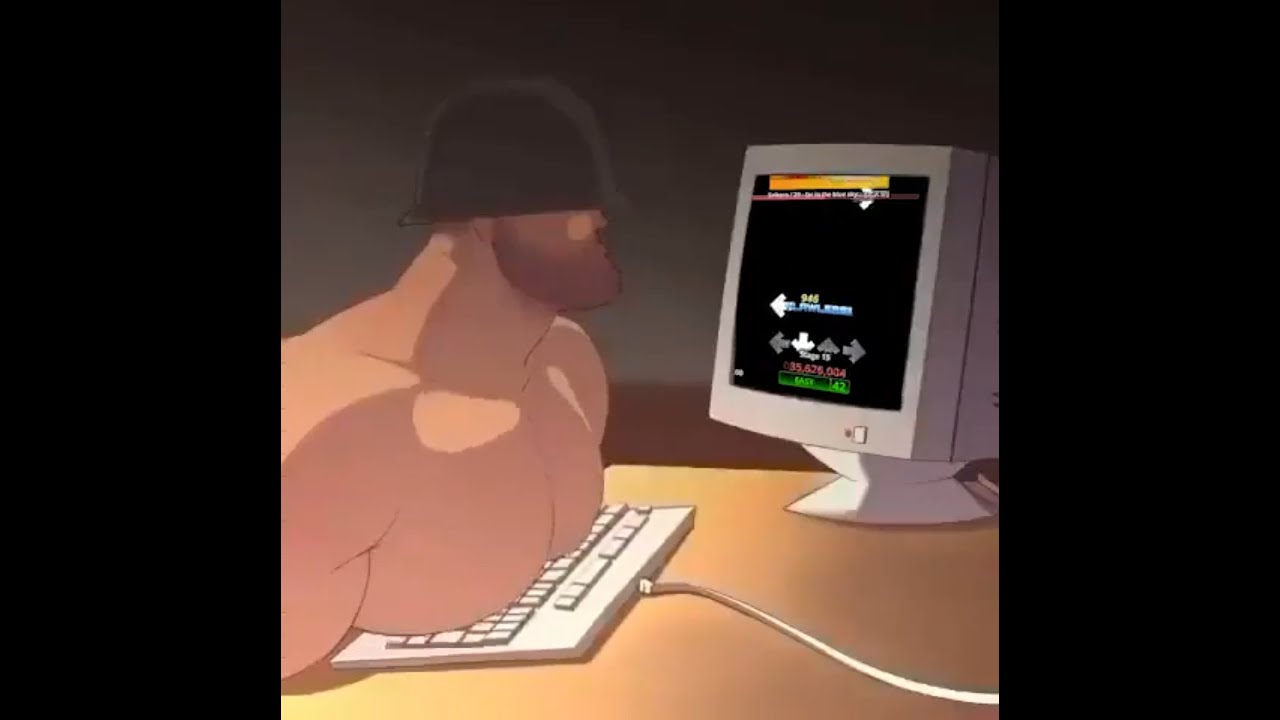 tf2 soldier plays stepmania
