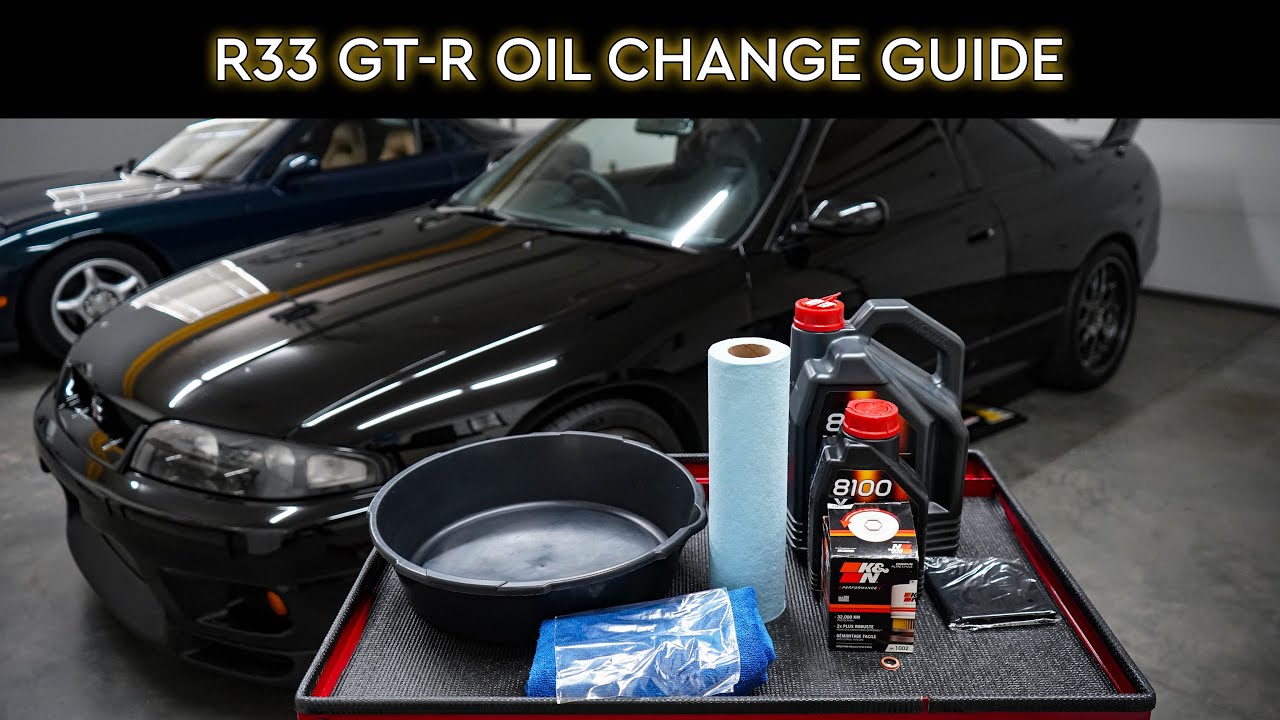 R33 GT-R Oil Change DIY Guide - RB26