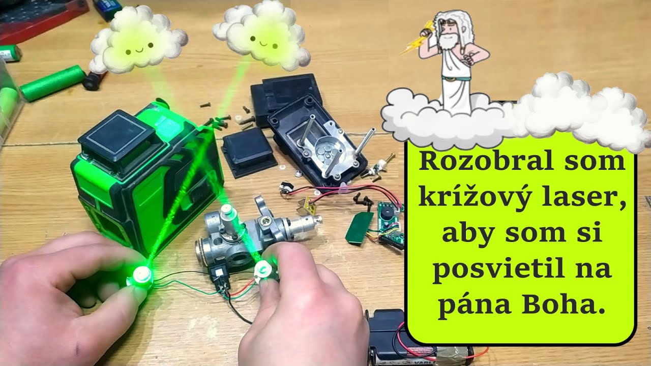 Dosvieti laserová dióda z niveláku až k oblakom? Na akom princípe funguje krížový laser?