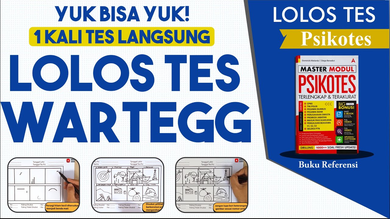 Gunakan 10 Strategi Jitu Ini Agar LOLOS  Tes WARTEGG TNI/POLRI| Psikotes