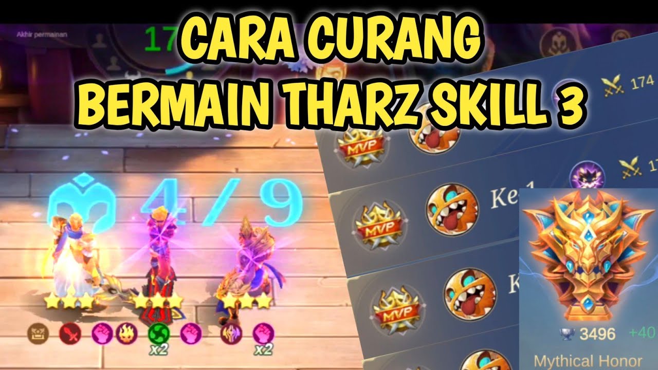THARZ 3 ANTI BLUNDER PASTI MENANG TERUS | CARA BERMAIN THARZ SKILL 3 TERBARU #tharzskill3