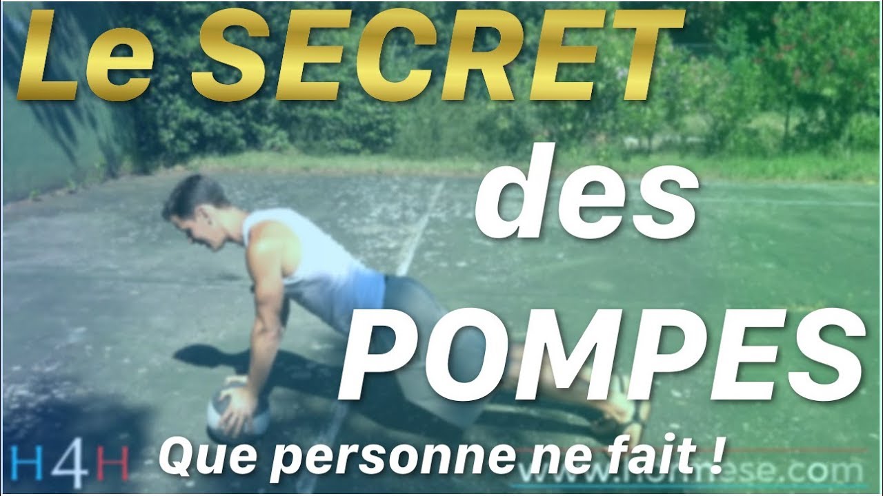 Les POMPES: le SECRET en OR pour progresser - www.hormese.com - H4H