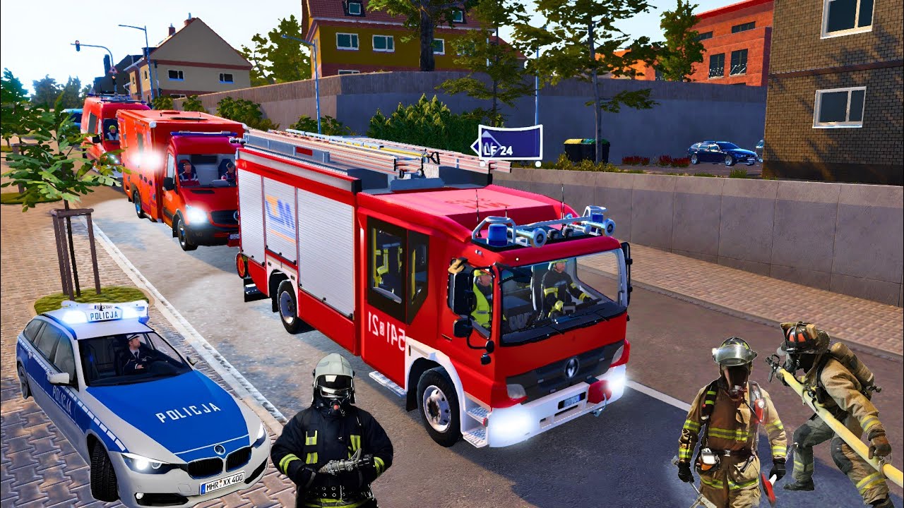Emergency Call 112 - London Firefighters Responding to Traffic Accident! 4K