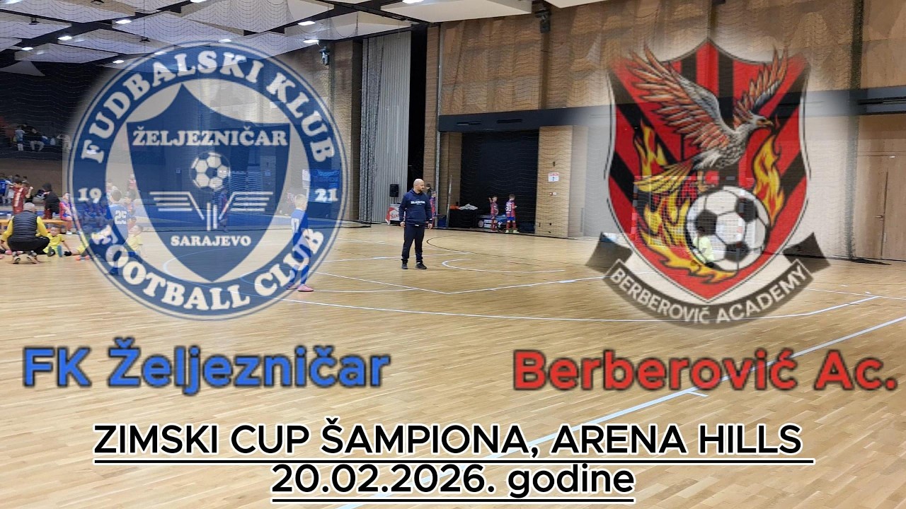 FK Željezničar - Berberović Academy 2:0 (ZIMSKI CUP ŠAMPIONA), 20.2.2026. godine, Generacika 2016.