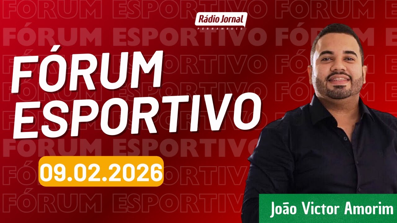 Fórum Esportivo com João Victor Amorim na Rádio Jornal | 09.02.2026