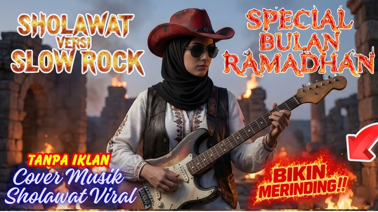 ⚡PLAYLIST SHOLAWAT PEMBUKA REZEKI | VERSI SLOW ROCK | SPESIAL BULAN RAMADHAN  🔥SHOLAWAT PILIHAN