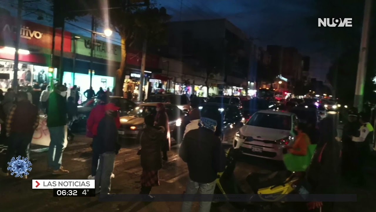 Colapsa centro de Toluca por protesta.