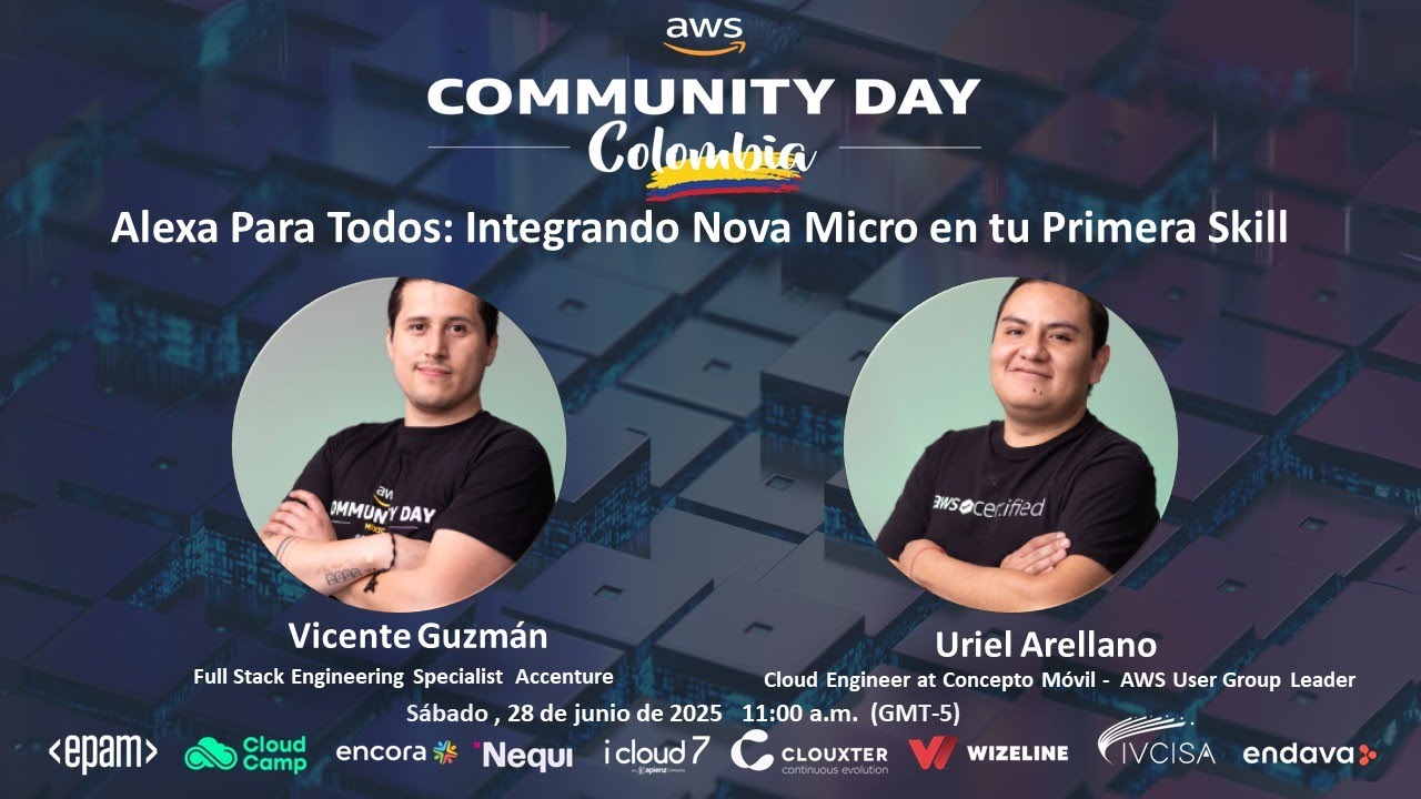AWS Community Day Colombia 2025 - 🗣️ Alexa Para Todos: Integrando Nova Micro en tu Primera Skill