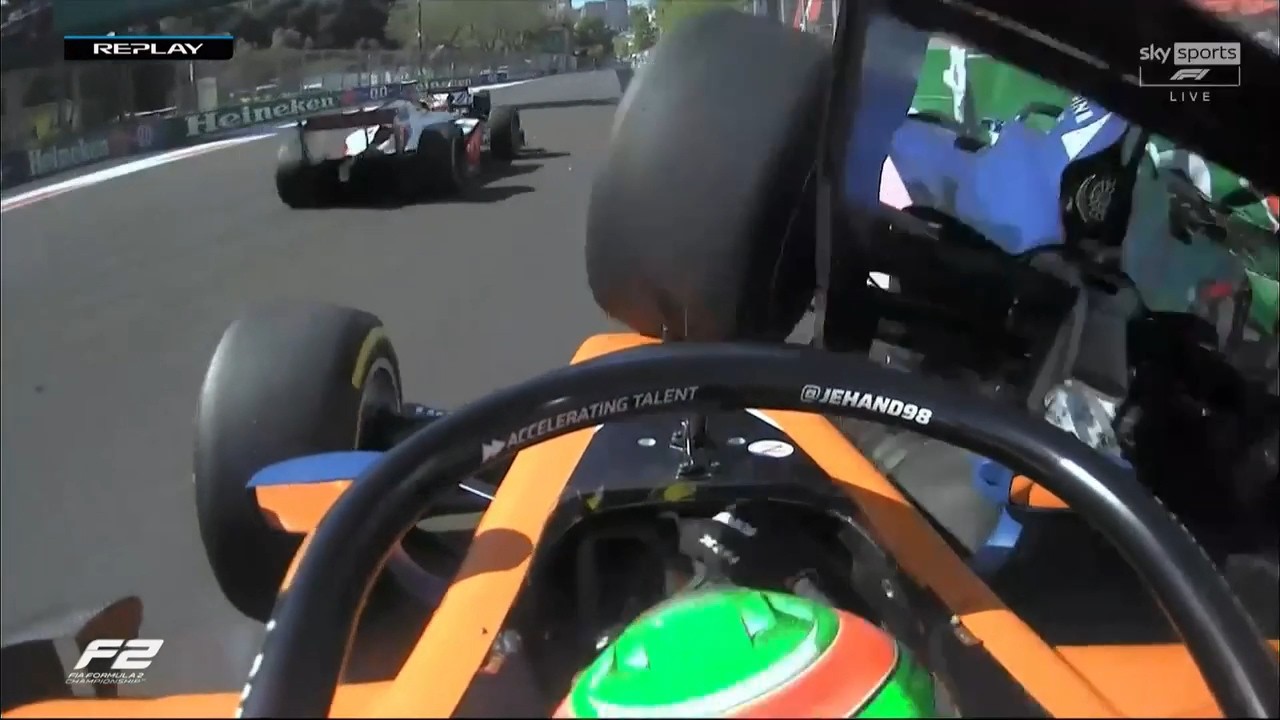 F2 2021-2023 Onboard Crash Compilation (Dallara F2 2018)