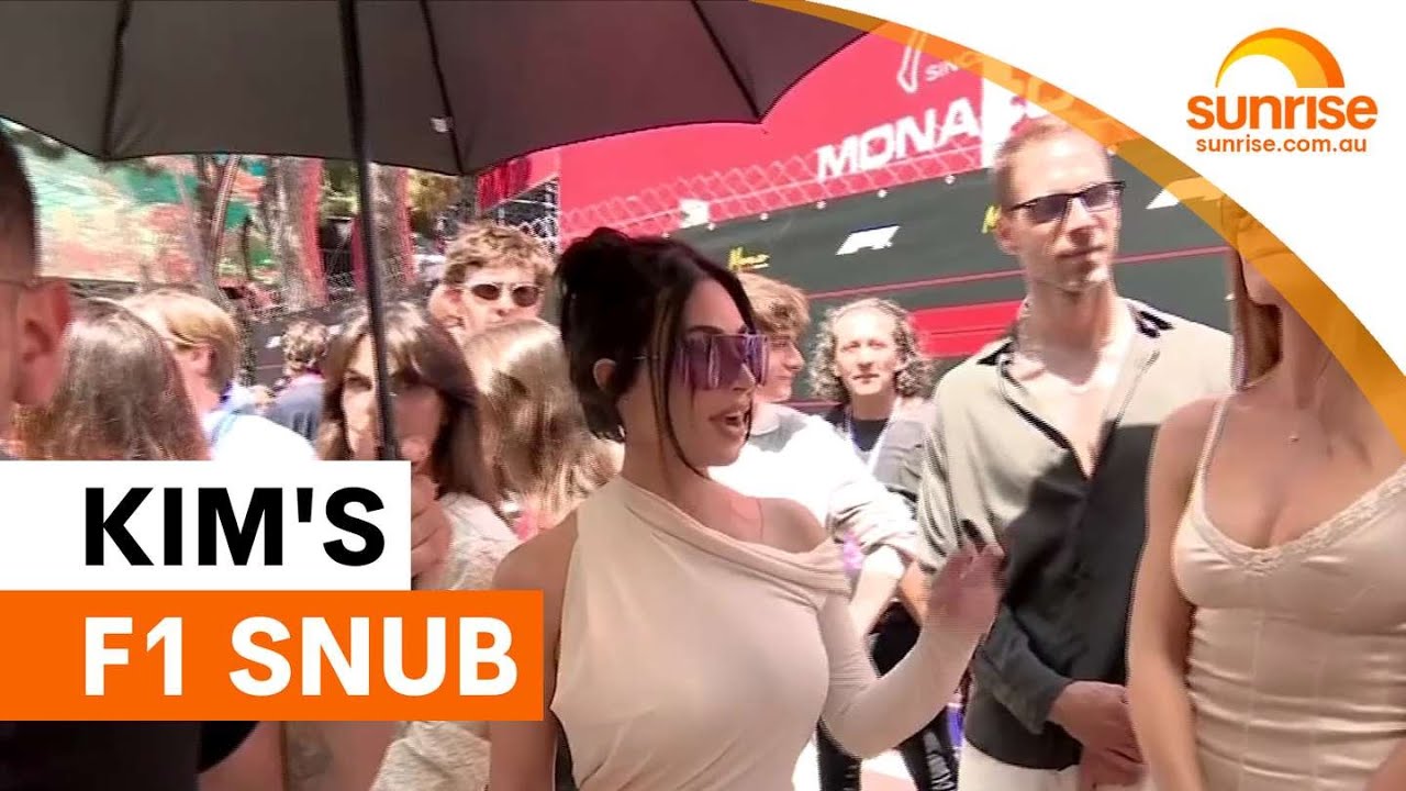 Kim Kardashian snubs F1 legend at Monaco Grand Prix | Sunrise