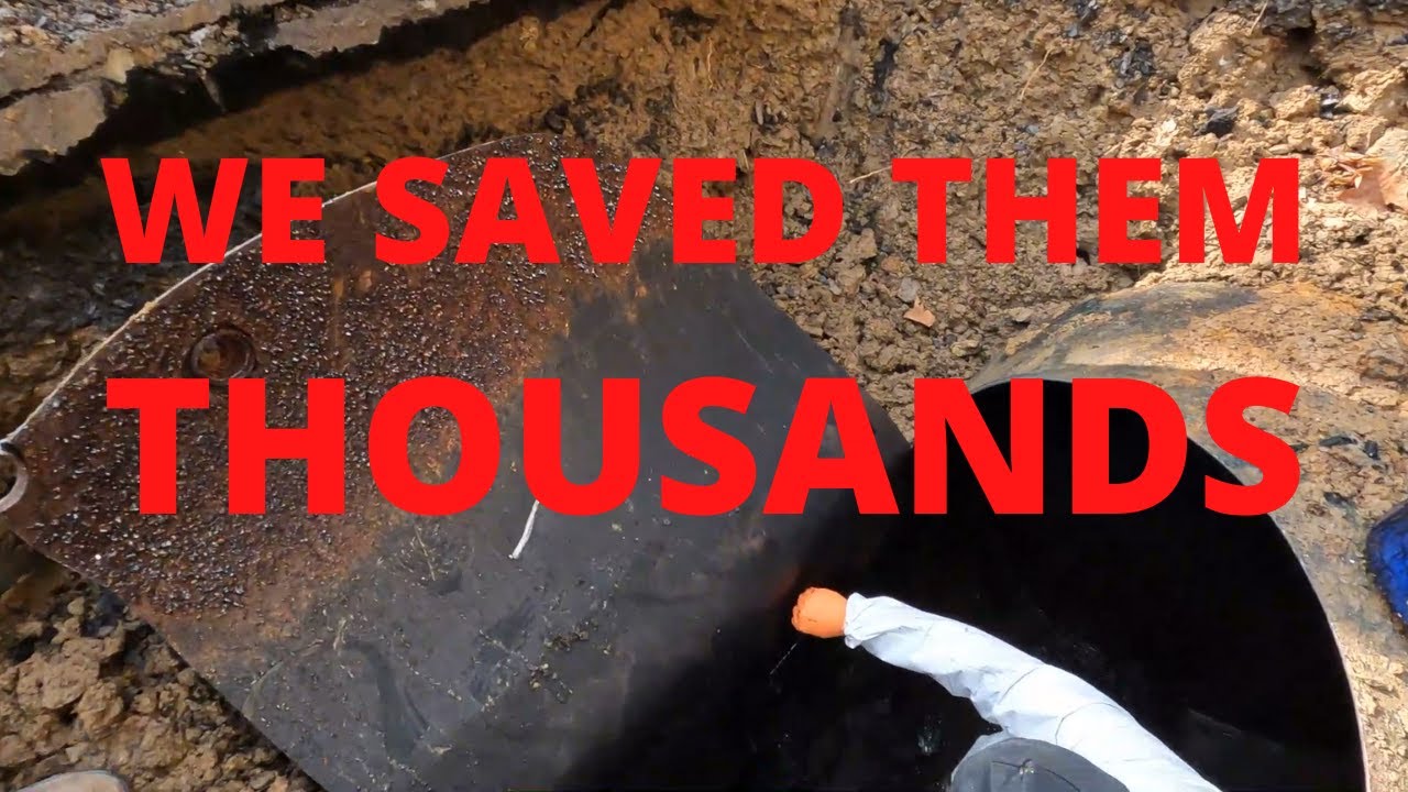 Removal of Underground Oil Tank That Failed Inspection