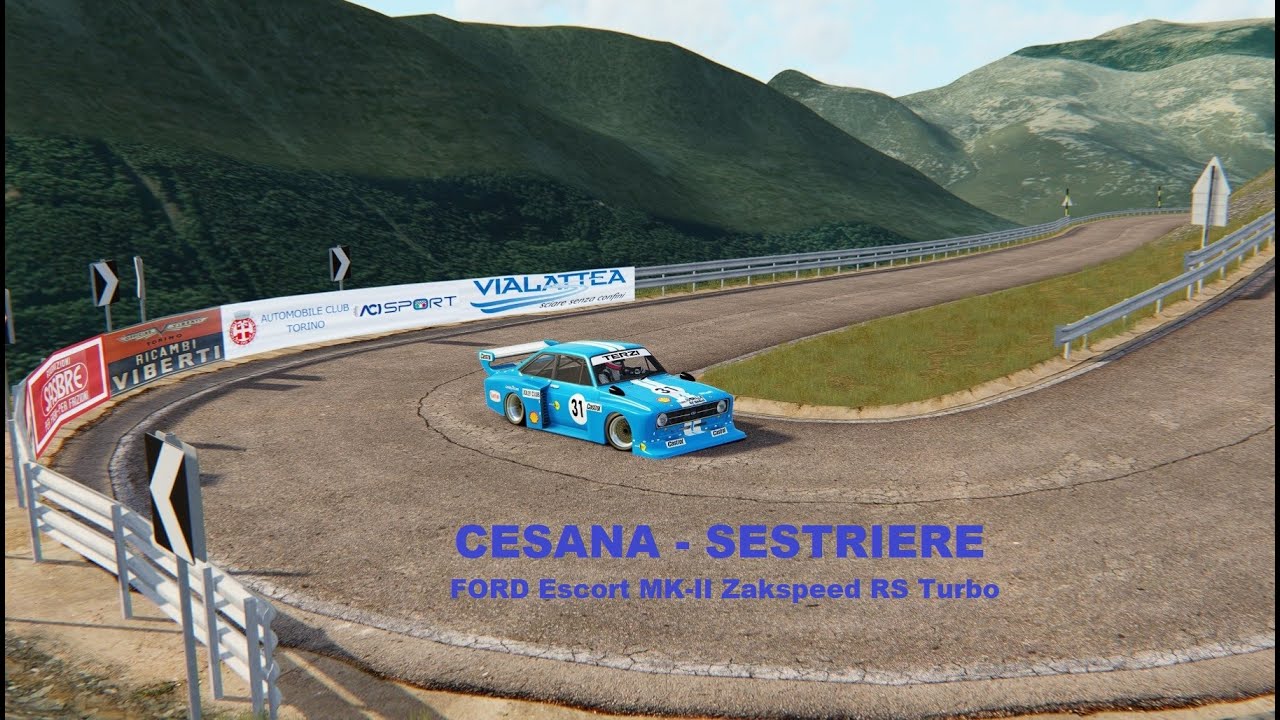 Cesana - Sestriere Hill Climb - Escort Zakspeed RS Turbo *Assetto Corsa