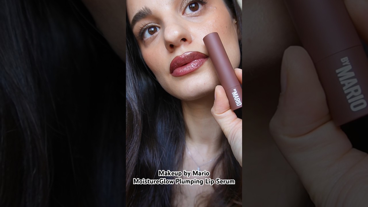 Cherry Cola 🍒💄 Makeup by Mario Moisture Glow Plumping Lip Serum #plumpingeffect #makeupbymario