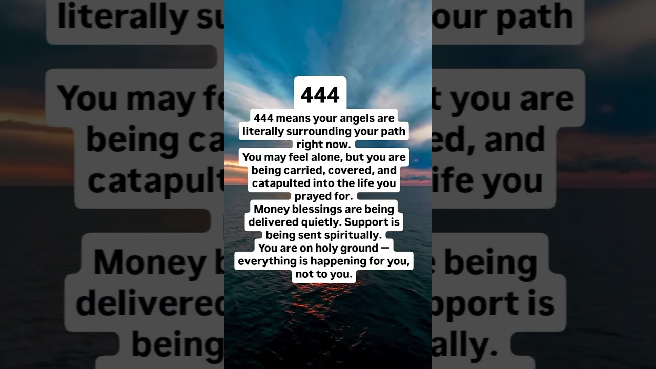 Angel number 444 means Money blessings is on the way #shorts #manifestation #lawofattraction