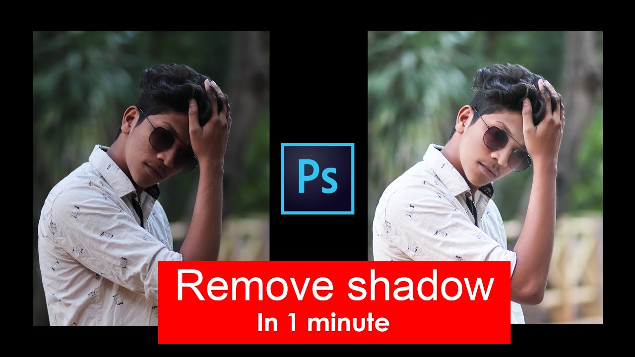 How to Remove harsh shadow easily in photoshop in Hindi | By mukeshmack