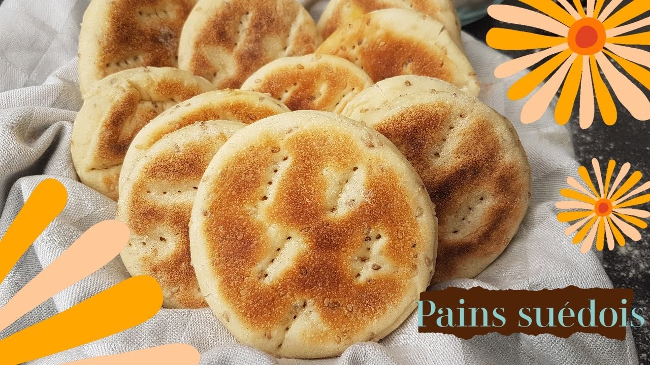 Pain suédois ou pain polaire, pain sans four