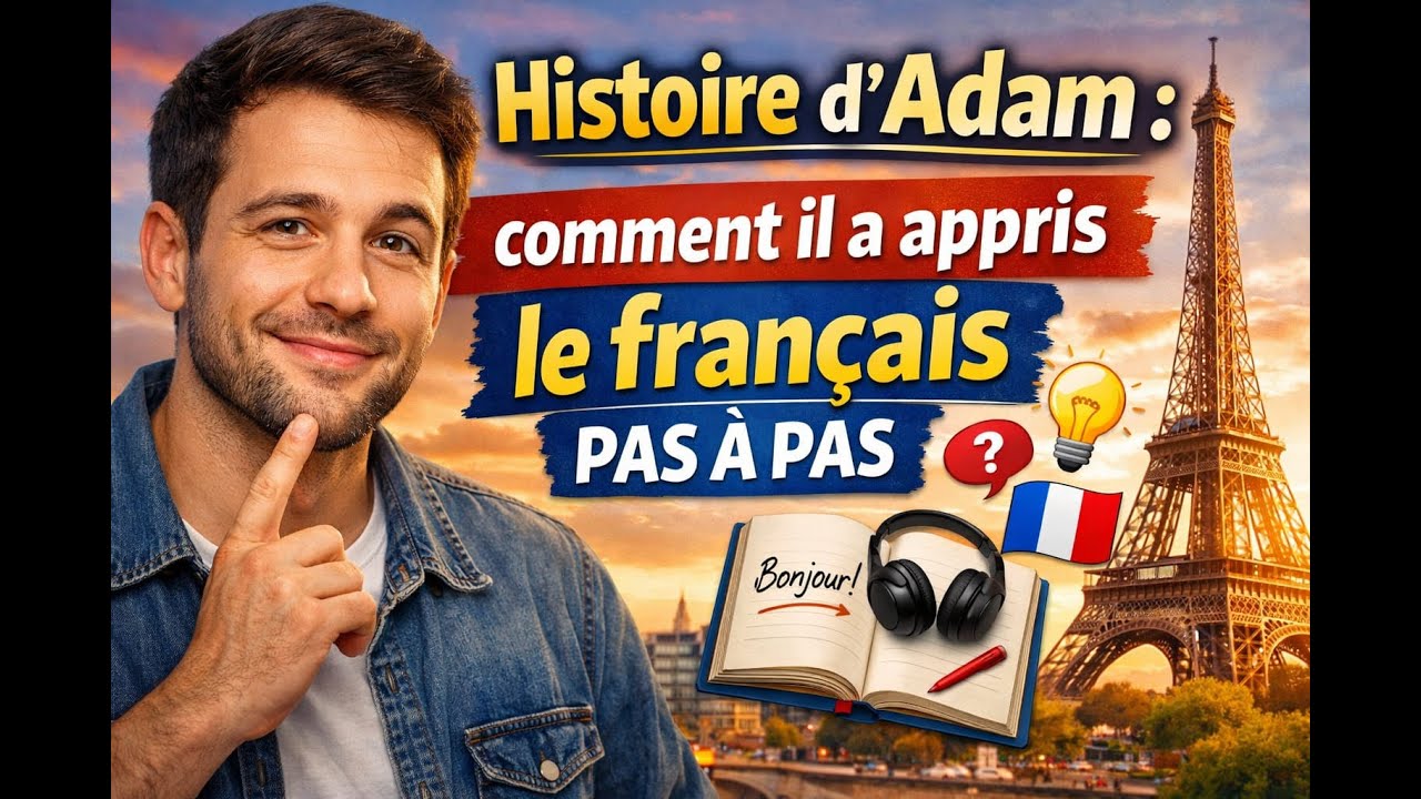 Histoire d’Adam comment il a appris le français pas à pas