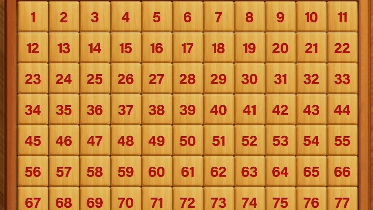 11x11 number puzzle