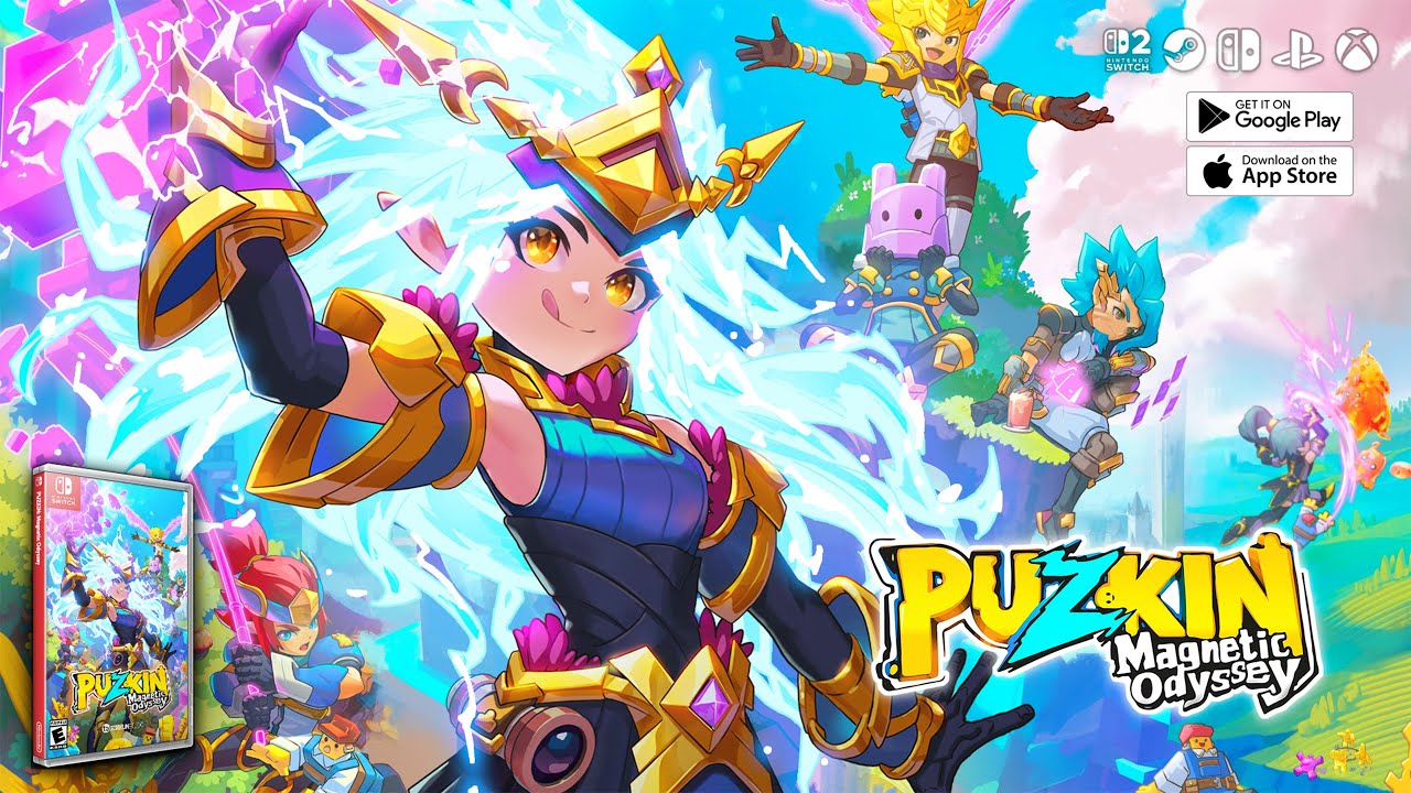 PUZKIN: Magnetic Odyssey - Alpha Trailer - Cross-Platform sandbox MMORPG for the whole family