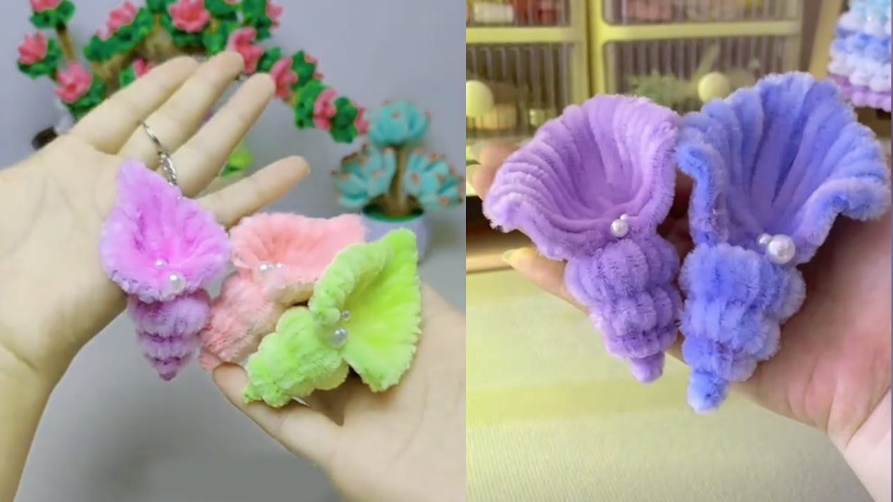 [簡単] モールアートの作り方/モールで可愛巻貝を作ってみました！