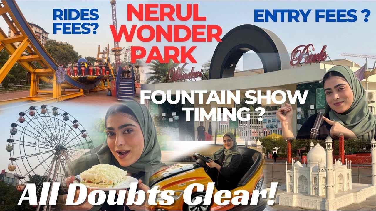 Wonder Park Nerul Details Full Vlog | Wonder Park In Navi Mumbai | Complete Video| Amusement Park |