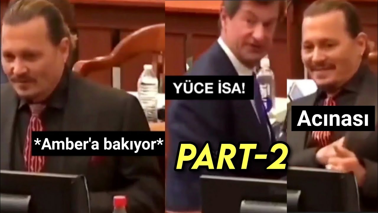 Смешные моменты Джонни Деппа из суда. Часть 2 / Турецкие субтитры
