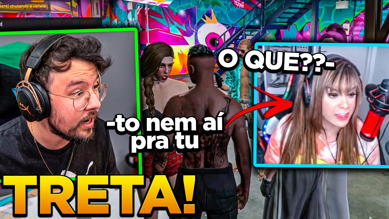 TRETA COMPLETA ENTRE DK E PATY, ELE FOI EXPULSO DA CIDADE! *tela dividida* GTA RP | CIDADE ALTA