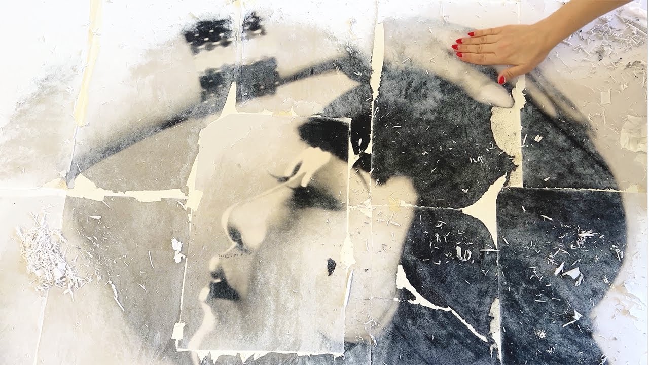 How To Photo Transfer LARGE Images | Image Transferring Onto Canvas