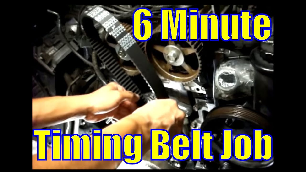 Six Minute Timing Belt Job: 1993 Lexus SC300 (2JZ-GE, non-VVT-i)